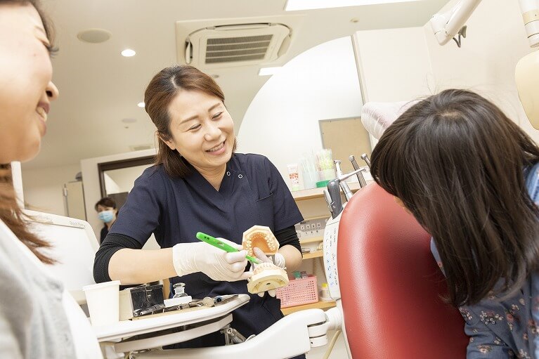 こどもが歯医者が怖いというイメージを持たないような取り組みを行ってます